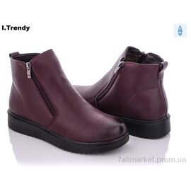 Фотография Ботинки женские стильные Весна/осень BK296-8A (6 пар р.41-43) "Trendy" недорого оптом от прямого поставщика