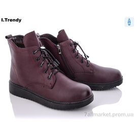 Фотография Ботинки женские стильные Весна/осень BK297-8A (6 пар р.41-43) "Trendy" недорого оптом от прямого поставщика