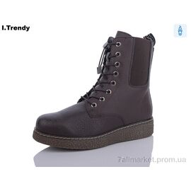 Черевики жіночі стильні Весна/осінь E2585-5 (8 пар р.36-41) "Trendy" недорого оптом від прямого постачальника