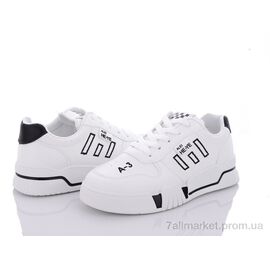 Фотография Кроссовки женские модные Весна/осень 149-12 white-black (8 пар р.36-41) "Violeta" недорого оптом от прямого поставщика