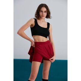 Фотография Юбка-шорты женская 115 wine р.S-L "PRENSES" недорого оптом от прямого поставщика