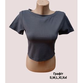 Топ жіночий RL1034 grey р.S-2XL "PRENSES" недорого оптом від прямого постачальника