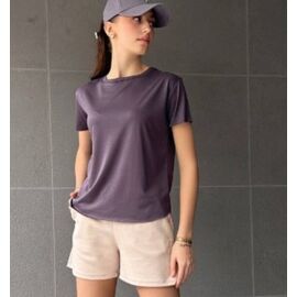 Фотография Футболка женская RL1043 d.grey р.S-2XL "PRENSES" недорого оптом от прямого поставщика