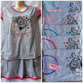 Піжама легка жіноча B130 mix р.46-56 "SHELLY" недорого оптом від прямого постачальника