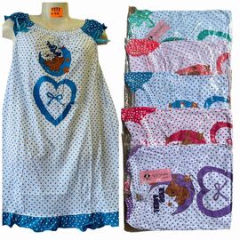 Фотография Ночнушка женская V139 mix р.2XL-3XL "SHELLY" недорого оптом от прямого поставщика