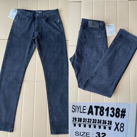 Джинси чоловічі 8138 navy р.29-38 "God Baron" недорого оптом від прямого постачальника