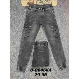 Джоґери чоловічі 8646-4 grey р.29-38 "God Baron" недорого оптом від прямого постачальника