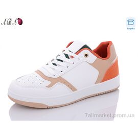 Кросівки жіночі модні Весна/осінь BK60 white-beige (8 пар р.36-41) "Aba" недорого оптом від прямого постачальника