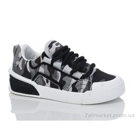 Кеди жіночі стильні Весна/осінь 143-43 white-grey (8 пар р.36-41) "Violeta" недорого оптом від прямого постачальника