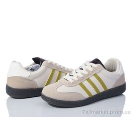 Кросівки жіночі модні Весна/осінь HD40(149-42) beige-yellow (8 пар р.36-41) "Violeta" недорого оптом від прямого постачальника