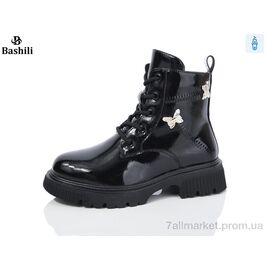 Чоботи дитячі красиві Весна/осінь G83A02-2 (8 пар р.32-37) "Башили" недорого оптом від прямого постачальника