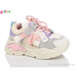 Фотография Кроссовки детские модные Весна/осень B222-2 (8 пар р.26-30) "Yalike" недорого оптом от прямого поставщика