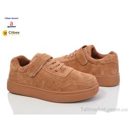 Кросівки дитячі модні Весна/осінь YF149 brown (6 пар р.32-37) "Clibee-Doremi" недорого оптом від прямого постачальника