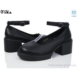 Фотография Туфли женские стильные Весна/осень D510-1 (8 пар р.36-41) "Vika" недорого оптом от прямого поставщика