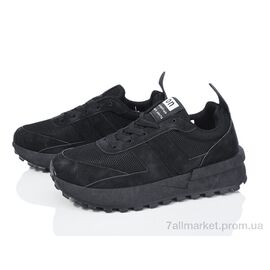 Кросівки жіночі модні Весна/осінь 136-29 black (8 пар р.36-41) "Violeta" недорого оптом від прямого постачальника