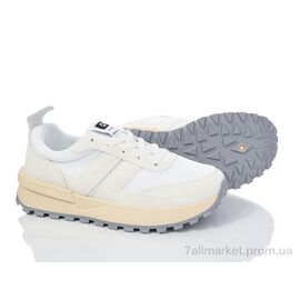 Кросівки жіночі модні Весна/осінь 136-29 white (8 пар р.36-41) "Violeta" недорого оптом від прямого постачальника