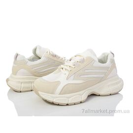 Фотография Кроссовки женские модные Весна/осень 20-1036 beige (8 пар р.36-41) "Violeta" недорого оптом от прямого поставщика