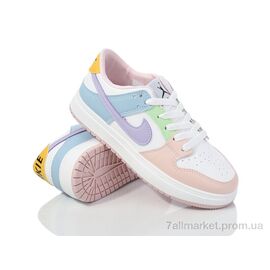 Кросівки жіночі модні Весна/осінь HD19(184-5) white-pink (8 пар р.36-41) "Violeta" недорого оптом від прямого постачальника