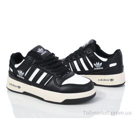 Фотография Кроссовки женские модные Весна/осень HD16(182-37) black-white (8 пар р.36-41) "Violeta" недорого оптом от прямого поставщика