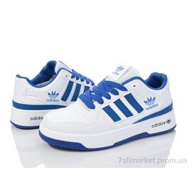 Фотография Кроссовки женские модные Весна/осень HD16(182-37) white-blue (8 пар р.36-41) "Violeta" недорого оптом от прямого поставщика