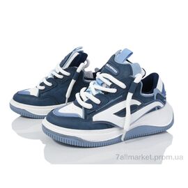 Кросівки жіночі модні Весна/осінь 136-27 blue (8 пар р.36-41) "Violeta" недорого оптом від прямого постачальника