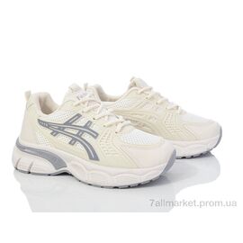 Кросівки жіночі модні Весна/осінь HD42(172-37) beige-grey (8 пар р.36-41) "Violeta" недорого оптом від прямого постачальника