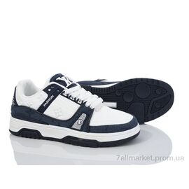 Кросівки жіночі модні Весна/осінь HD37(149-20) white-blue (8 пар р.36-41) "Violeta" недорого оптом від прямого постачальника