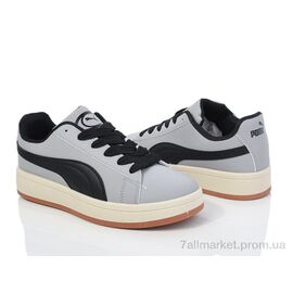 Кросівки жіночі модні Весна/осінь HD21(136-31) grey (8 пар р.36-41) "Violeta" недорого оптом від прямого постачальника