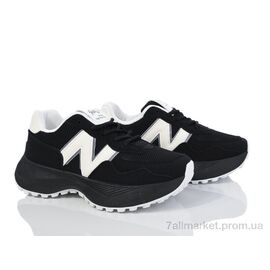 Кросівки жіночі модні Весна/осінь HD45(136-32)-3 black (8 пар р.36-41) "Violeta" недорого оптом від прямого постачальника