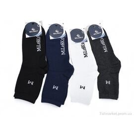 Шкарпетки для чоловіків Весна/осінь L181 (09000) mix (12 шт. р.сітка41-45) "Obuvok" недорого оптом від прямого постачальника