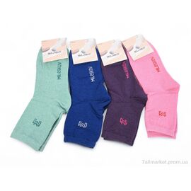 Фотография Носки женские Весна/осень L182 (09007) mix (12 шт. р.сетка 36-41) "Obuvok" недорого оптом от прямого поставщика