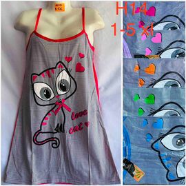 Фотография Ночнушка женская H14 mix р.46-56 "SHELLY" недорого оптом от прямого поставщика