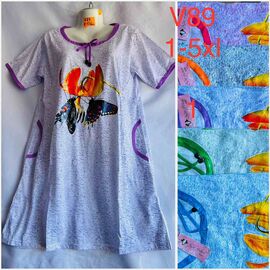 Фотография Ночнушка женская V89 mix р.48-56 "SHELLY" недорого оптом от прямого поставщика