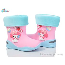 Гумове взуття дитяча Весна/осінь M282-2 (10 пар р.26-30) "BBT" недорого оптом від прямого постачальника