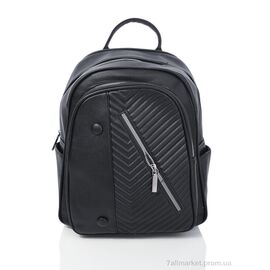 Фотография Рюкзак женский 807-1 (09073) black 32*25*12 см, "Obuvok" недорого оптом от прямого поставщика