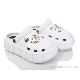 Фотография Кроксы женские летние Лето M001-7 (10 пар р.36-41) "Shev-Shoes" недорого оптом от прямого поставщика