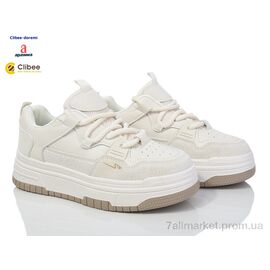 Кросівки жіночі модні Весна/осінь YF497P beige (8 пар р.36-41) "Clibee-Doremi" недорого оптом від прямого постачальника