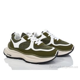 Кросівки жіночі модні Весна/осінь 136-35-2 green (8 пар р.36-41) "Violeta" недорого оптом від прямого постачальника