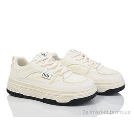 Кросівки жіночі модні Весна/осінь 176-45 white (8 пар р.36-40) "Violeta" недорого оптом від прямого постачальника