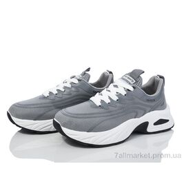 Кросівки жіночі модні Весна/осінь 149-62 d.grey (8 пар р.36-41) "Violeta" недорого оптом від прямого постачальника