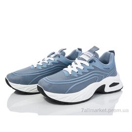 Кросівки жіночі модні Весна/осінь 149-62 navy (8 пар р.36-41) "Violeta" недорого оптом від прямого постачальника