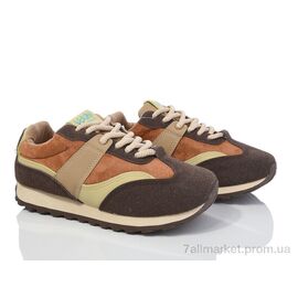 Кросівки жіночі модні Весна/осінь 182-47 grey-brown (8 пар р.36-40) "Violeta" недорого оптом від прямого постачальника