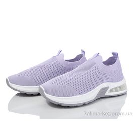 Кросівки жіночі модні Літо 92-34 purple (8 пар р.36-41) "Violeta" недорого оптом від прямого постачальника