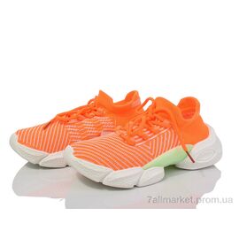 Кросівки жіночі модні Літо 182-40(182-45) orange (8 пар р.36-40) "Violeta" недорого оптом від прямого постачальника