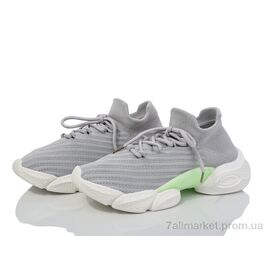 Кросівки жіночі модні Літо 182-44 grey (8 пар р.36-40) "Violeta" недорого оптом від прямого постачальника