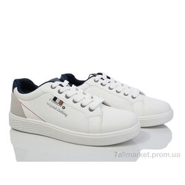 Кросівки чоловічі модні Весна/осінь 9-769(9-780) white (8 пар р.40-45) "Violeta" недорого оптом від прямого постачальника