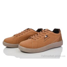 Кросівки чоловічі модні Весна/осінь 9-769(9-780) camel (8 пар р.40-45) "Violeta" недорого оптом від прямого постачальника