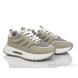 Кросівки жіночі модні Весна/осінь 176-43-2 green (8 пар р.36-41) "Violeta" недорого оптом від прямого постачальника