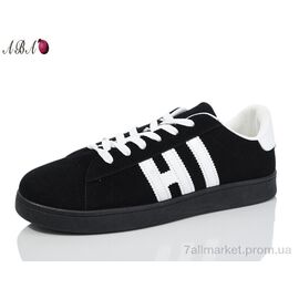 Кросівки чоловічі модні Весна/осінь F271 black (8 пар р.41-46) "Aba" недорого оптом від прямого постачальника