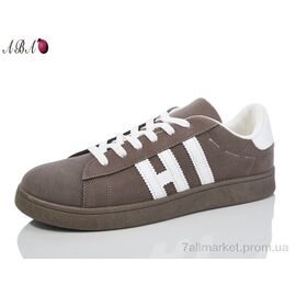 Фотография Кроссовки мужские модные Весна/осень F271 brown (8 пар р.41-46) "Aba" недорого оптом от прямого поставщика